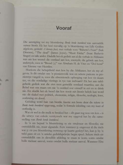 Borde Borde Boordevol - Vehale & Essays oor Kos - Hennie Aucamp