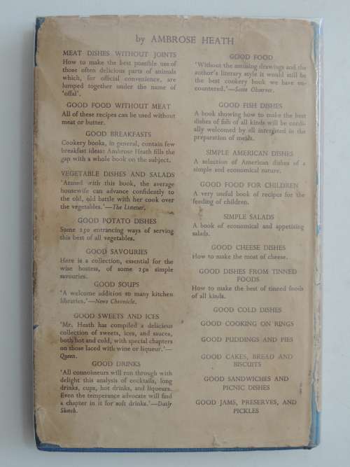 The Book of Sauces  - Ambrose Heath 1st Edition, 1948