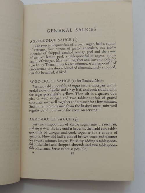 The Book of Sauces  - Ambrose Heath 1st Edition, 1948