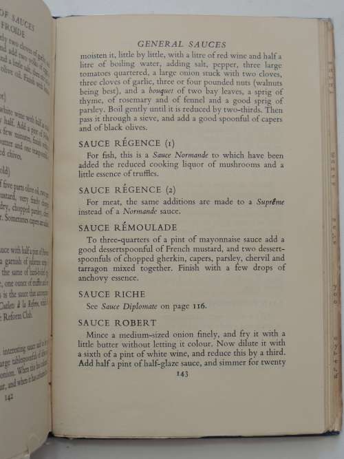The Book of Sauces  - Ambrose Heath 1st Edition, 1948