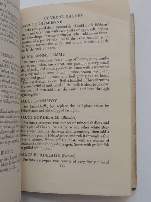 The Book of Sauces  - Ambrose Heath 1st Edition, 1948