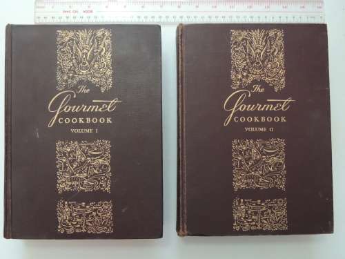 Thr Gourmet Cookbook - Volumes 1 & 2, 10th Printing 1957