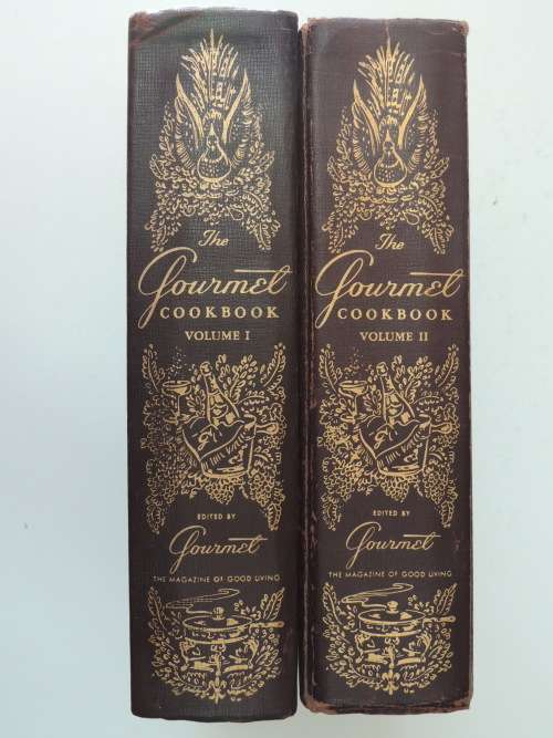 Thr Gourmet Cookbook - Volumes 1 & 2, 10th Printing 1957
