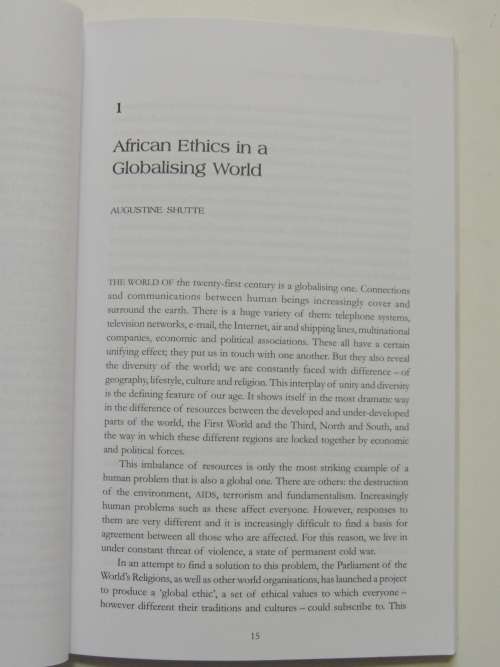 Persons in Community - African Ethics in a Culture  Ed Ronald Nicolson