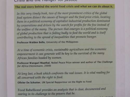 Food Rebellions - Crisis & the Hunger for Justice - Eric Holt-Gimenez, Raj Patel