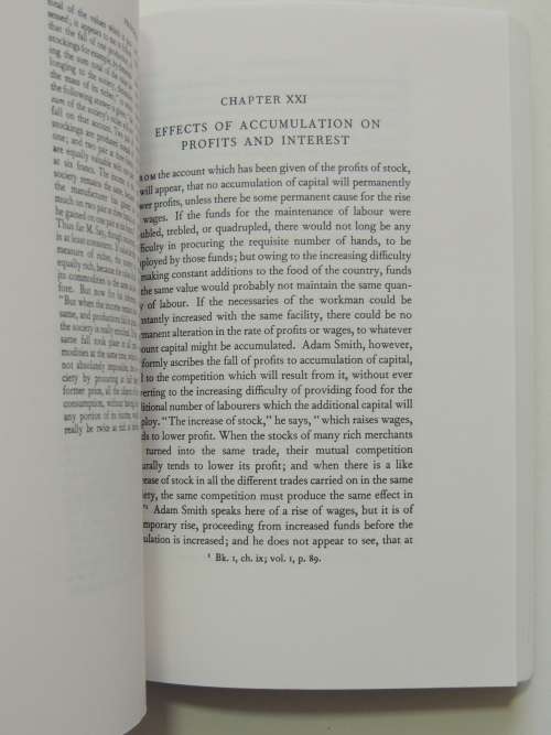 On the Principles of Political Economy &Taxation, Vol 1 of theWorks &Correspondence of David Ricardo