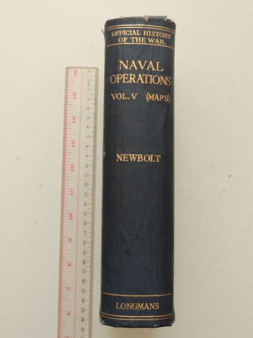 Official History Of The War - Naval Operations Vol. V (Maps)- Newbolt 1931 First Edition