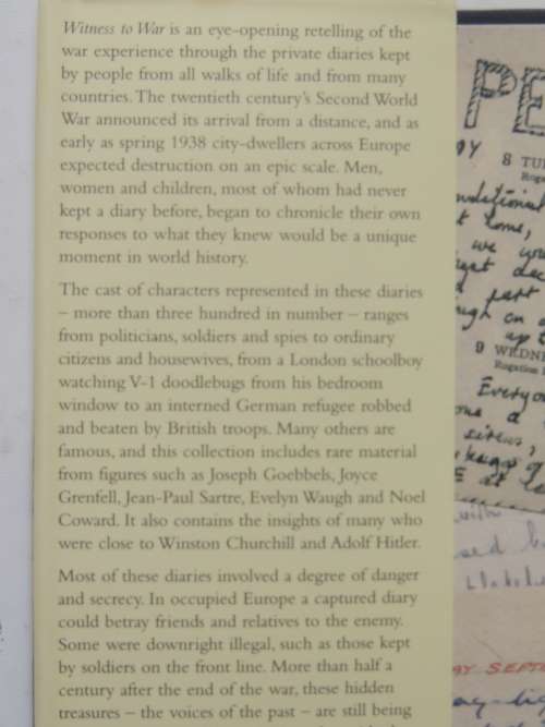 Witness To War - Diaries Of The Second World War In Europe And The Middle East - Richard J. Aldrich