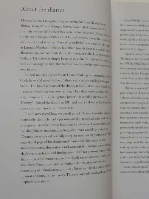 Tommy`s War - A First World War Diary - Thomas Livingstone