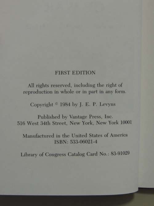The Disciplines Of War - Memories Of The War Of 1914-18 - J.E.P. Levyns