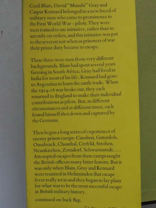 Beyond The Tumult, True Story Of Greatest Escape In Annals Of Wartime Adventure - Barry Winchester