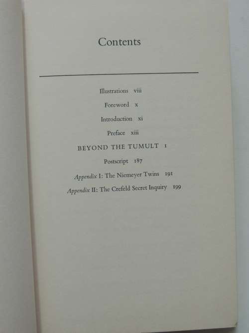 Beyond The Tumult, True Story Of Greatest Escape In Annals Of Wartime Adventure - Barry Winchester