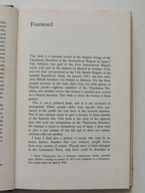 Boadilla - A Personnal Account Of A Battle In Spain - Esmond Romilly