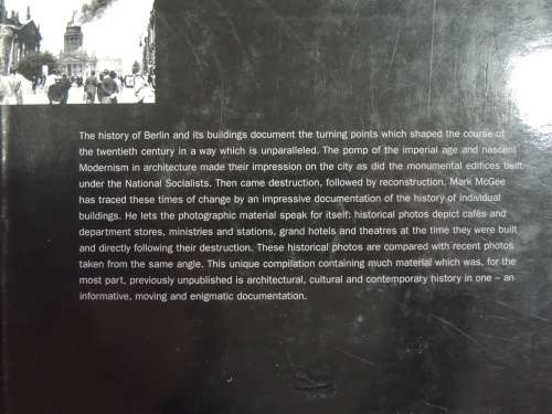 Berlin - A Visual And Historical Documentation From 1925 To The Present- Mark. R. McGee