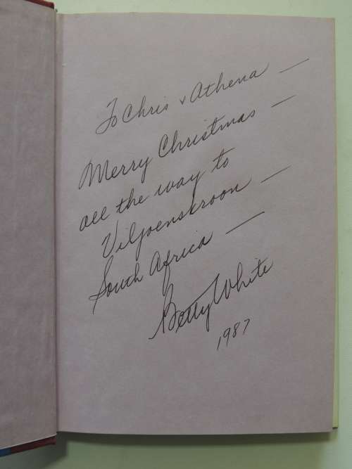 Betty White in Person  Betty White - 1987, FIRST EDITION, Inscribed by Author