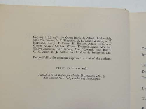 The Faithful Thinker - Centenary Essays on the Work and Thought of Rudolf Steiner - Ed AC Harwood