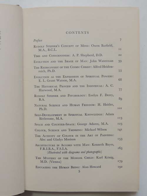 The Faithful Thinker - Centenary Essays on the Work and Thought of Rudolf Steiner - Ed AC Harwood