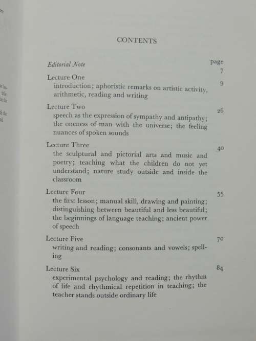 Practical Advice to Teachers, Lectures 1919 - Rudolf Steiner