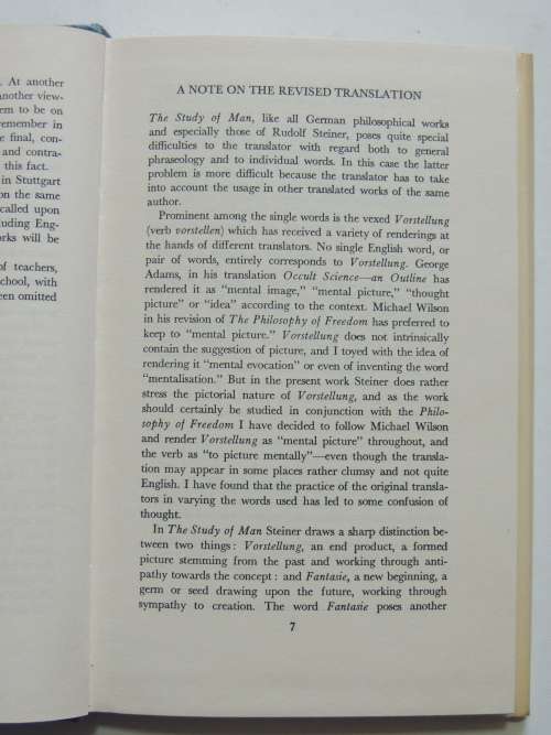 Study of Man - General Education Course, Lectures 1919 Rudolf Steiner
