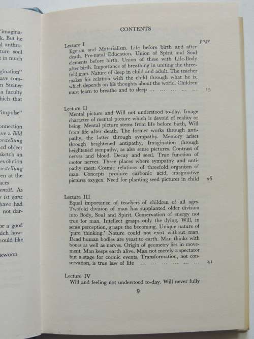 Study of Man - General Education Course, Lectures 1919 Rudolf Steiner