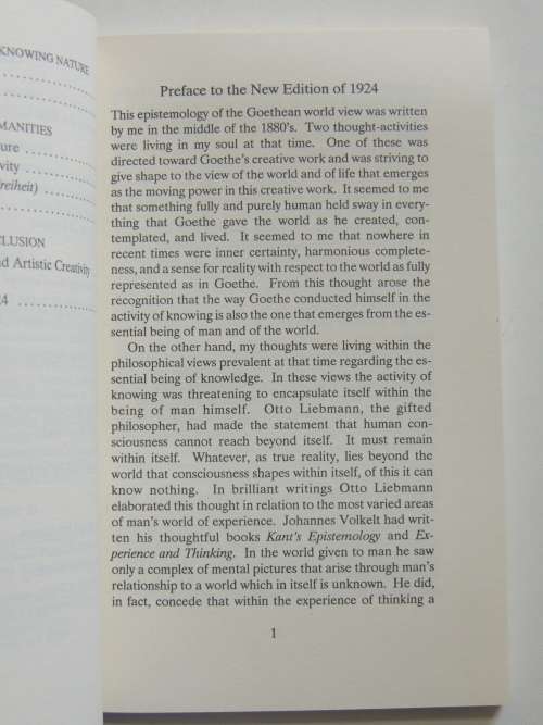 The Science of Knowing,Outline of anEpistemology Implicit in theGoethean WorldView- Rudolf Steiner