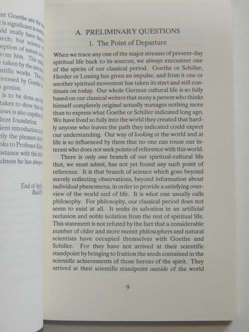 The Science of Knowing,Outline of anEpistemology Implicit in theGoethean WorldView- Rudolf Steiner