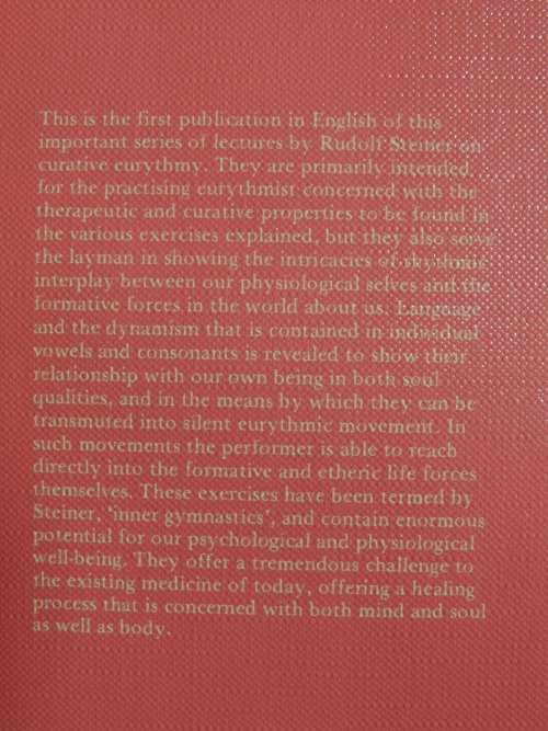 Creative Eurythmy, Lectures 1921-22 - Rudolf Steiner