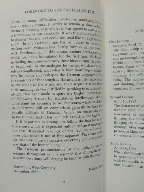 Creative Eurythmy, Lectures 1921-22 - Rudolf Steiner