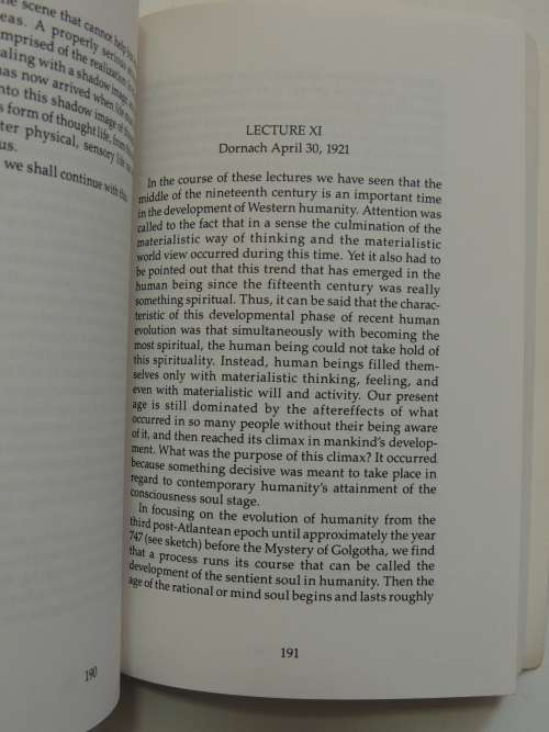 Materialism and the Task of Anthroposophy, Lectures 1921 - Rudolf Steiner