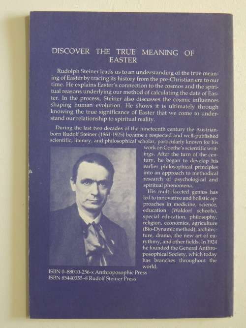 The Easter Festival in the Evolution of the Mysteries, Lectures 1924 - Rudolf Steiner