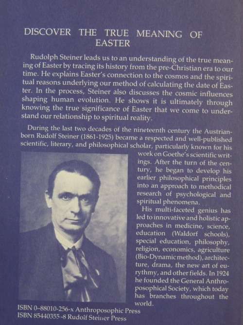 The Easter Festival in the Evolution of the Mysteries, Lectures 1924 - Rudolf Steiner