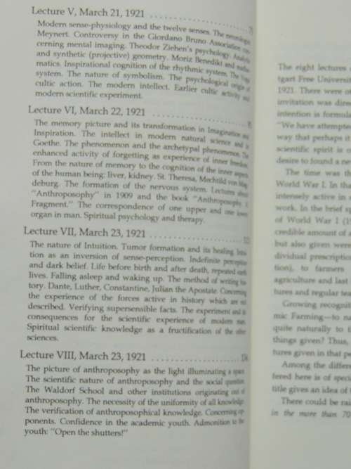 Anthroposophy and Science, Observation Experiment Mathematics, Lectures 1921 - Rudolf Steiner