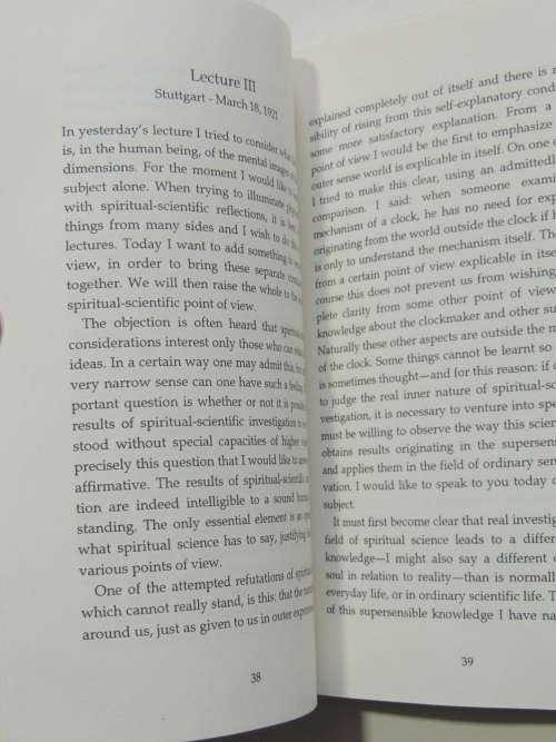 Anthroposophy and Science, Observation Experiment Mathematics, Lectures 1921 - Rudolf Steiner