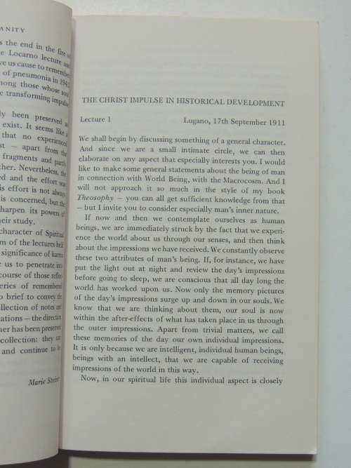 Esoteric Christianity and the Mission of Christian Rosenkreutz, Lectures 1911 -1912 - Rudolf Steiner