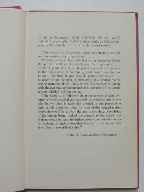 The Arts and their Mission, Lectures 1923 - Rudolf Steiner