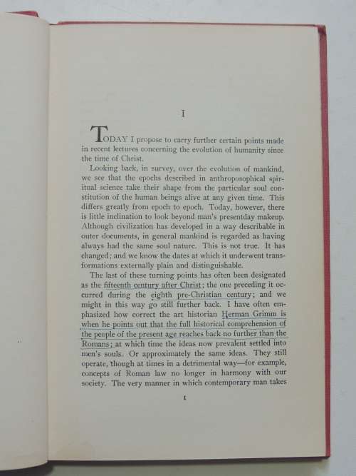 The Arts and their Mission, Lectures 1923 - Rudolf Steiner