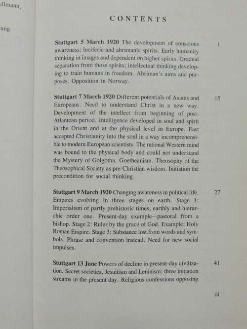 Polarities in the Evolution of Mankind, Lectures 1920 - Rudolf Steiner
