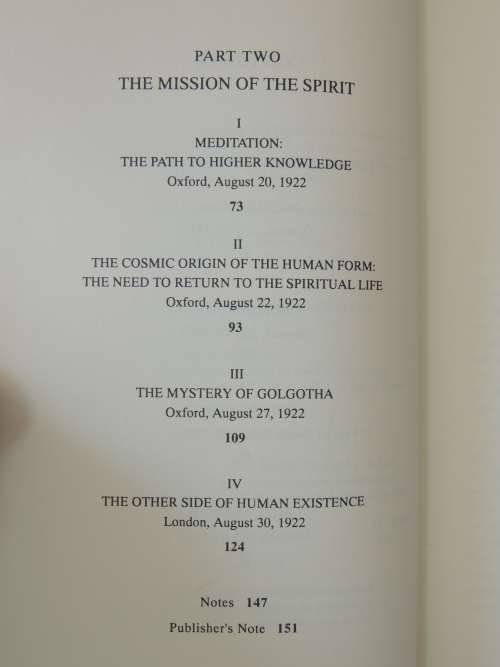 The Mystery of the Trinity and the Mission of the Spirit - Rudolf Steiner