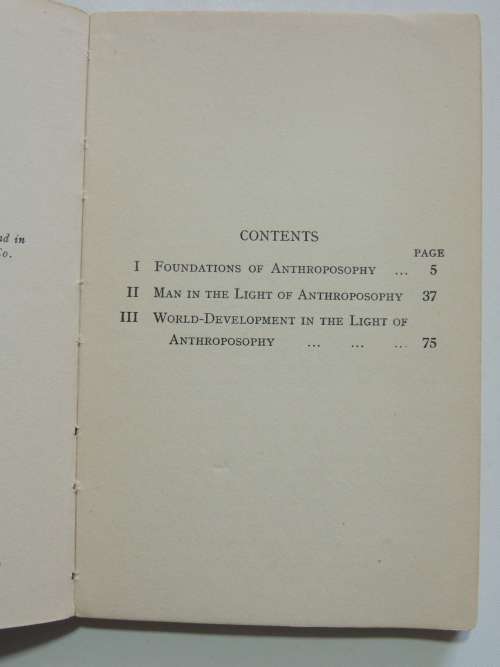 Foundations of Anthroposophy - 1947, Lectures 1921 -  Rudolf Steiner