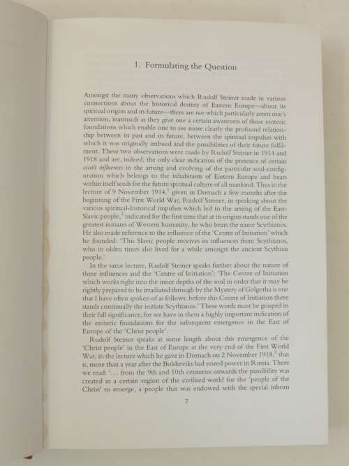The Spiritual Origins of Eastern Europe & the Future Mysteries of the Holy Grail -Segei O Prokofieff