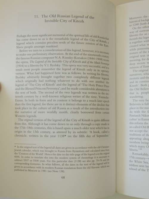 The Spiritual Origins of Eastern Europe & the Future Mysteries of the Holy Grail -Segei O Prokofieff