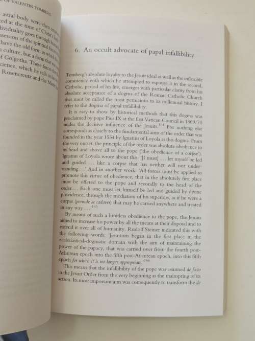 The Case of Valentin Tomberg,  Anthroposophy or Jesuitism - Segei O Prokofieff