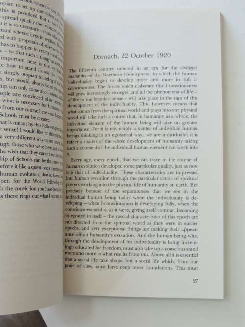 The New Spirituality:And the Christ Experience of theTwentieth Century,Lectures 1920- Rudolf Steiner