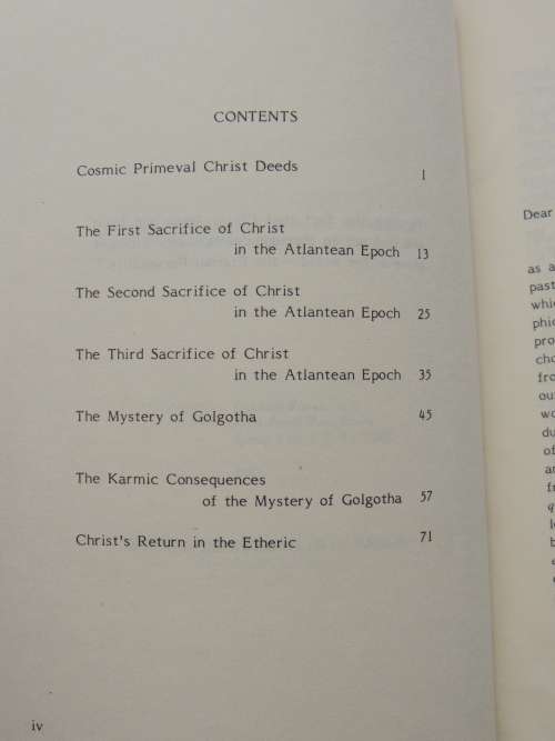 The Four Sacrifices of Christ & Appearance of Christ in Etheric,Lectures 1938-39 - Valentin Tomberg