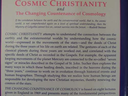 Cosmic Christianity & The Changing Countenance of Cosmology - Willi Sucher