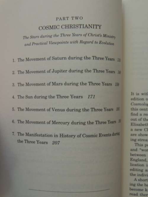 Cosmic Christianity & The Changing Countenance of Cosmology - Willi Sucher
