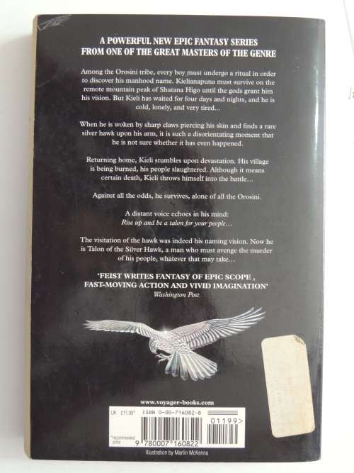 Talon of the Silver Hawk - Conclave of Shadows Book 1- Raymond E Feist