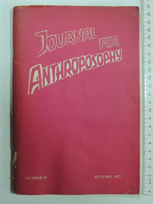 Journal for Anthroposophic Number 26, Autumn, 1977