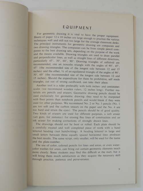 Geometric Drawing and the Waldorf School Plan - Hermann Von Baravalle, Ph.D