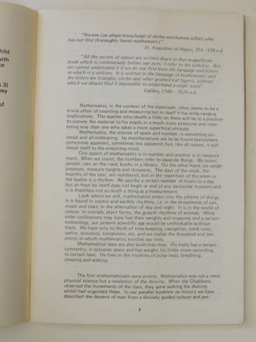 Teaching Mathematics to Age 14- Roy Wilkinson   (Rudolf Steiner Education)